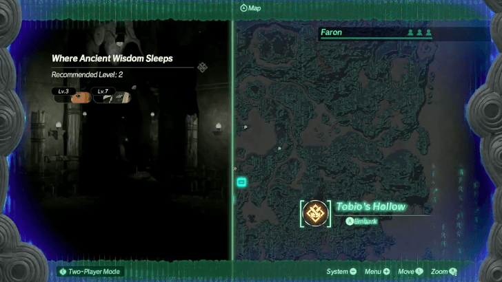 Where Ancient Wisdom Sleeps starting point