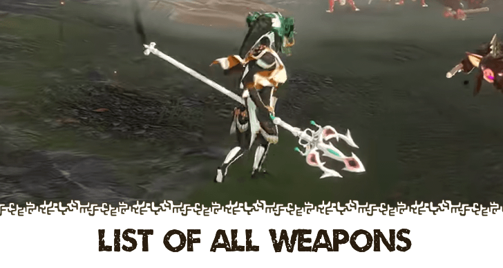 Hyrule Warriors Age of Imprisonment List of All Weapons
