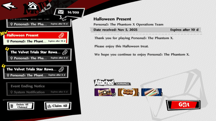 P5X - Mail - Haloween Gifts