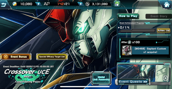 Crossover UCE Axis I Consolidating Power Event