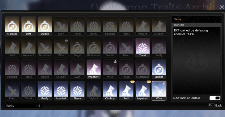 Additional Geniemon Buffs