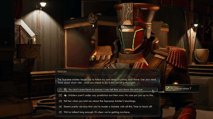 Casting Off Observation 7 and Brilliant Check