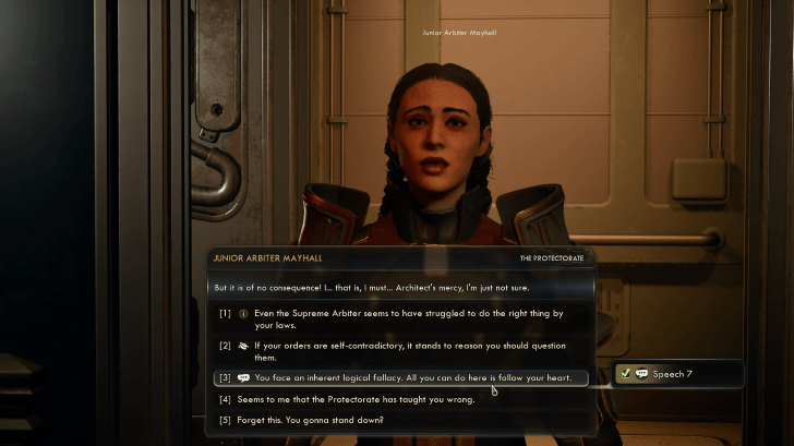 Casting Off Speech 7 and Brilliant Check