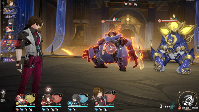 Honkai Star Rail - Anomaly Arbitration Knight 3 - Focus on the Team Leader