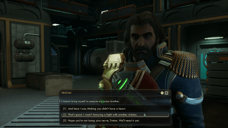 Tristan Spares Virgil