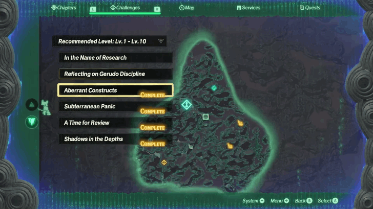 Challenges and Quests