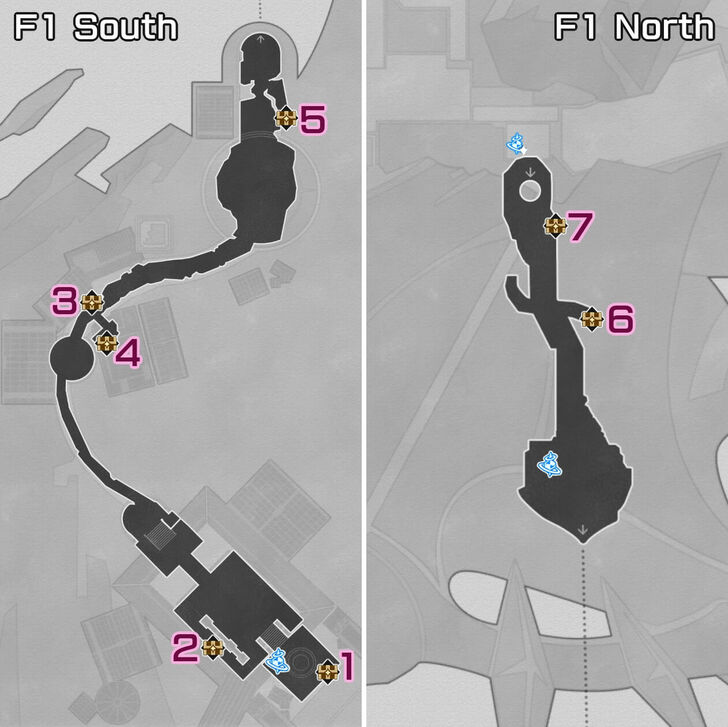 HSR - Memortis Shore Ruins of Time F1 Chests