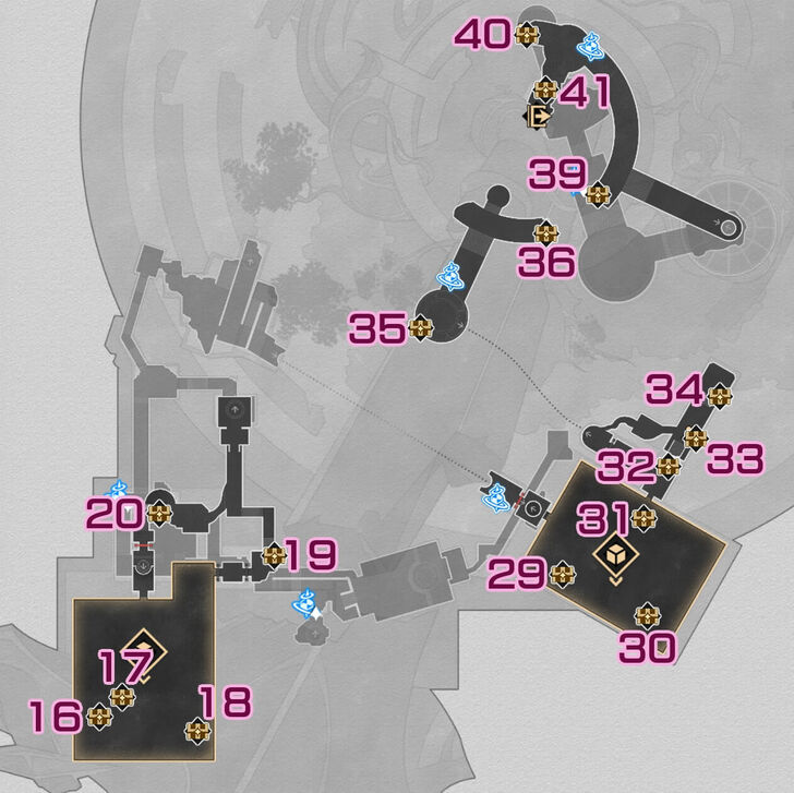 HSR - Memortis Shore Ruins of Time B3 Chests
