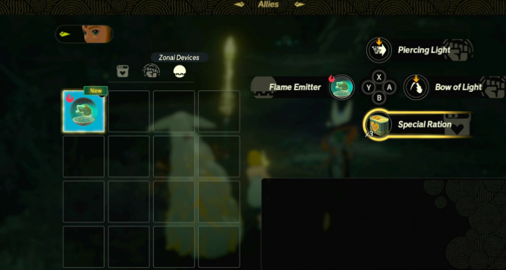 Hyrule Warriors Age of Imprisonment Equip Zonai Devices