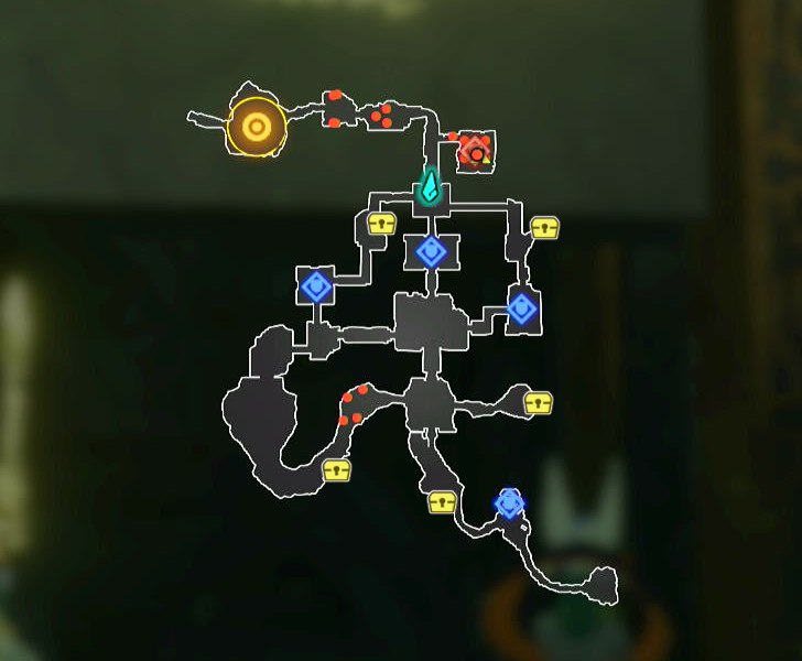 Where Ancient Wisdom Sleeps Map with Korok Seed and Chest Locations