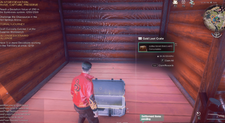 Once Human - Paradise Island Gold Loot Crate