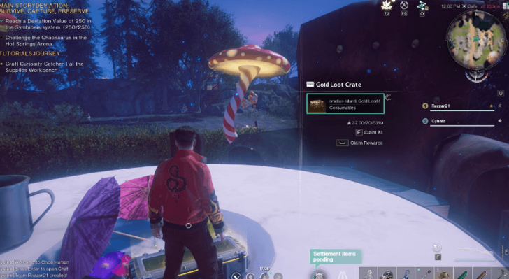 Once Human - Paradise Island Gold Loot Crate