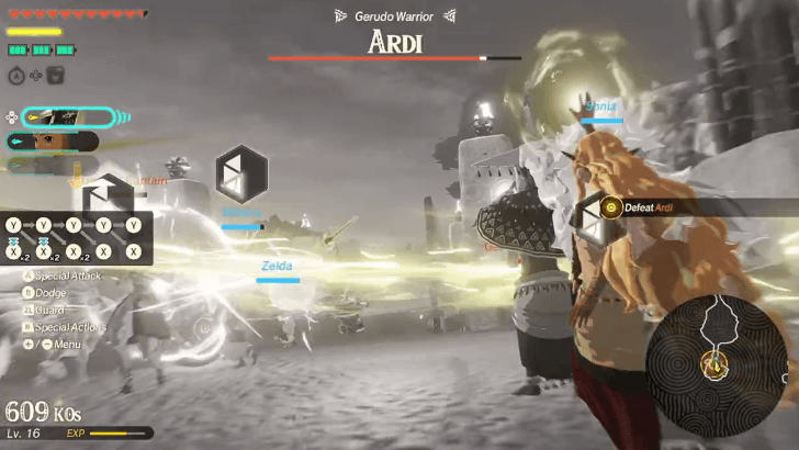 Ardi and two other Gerudo Captains