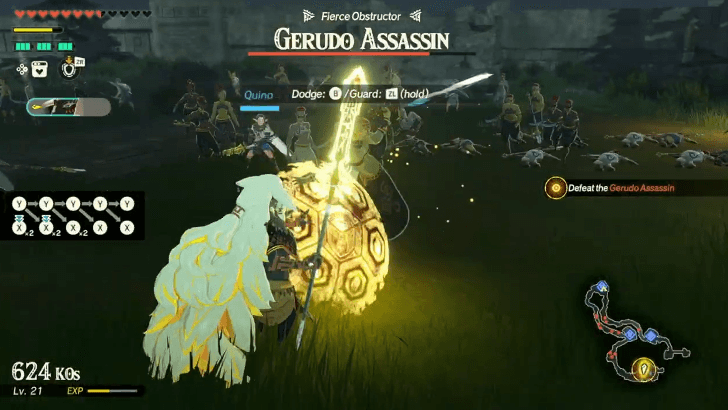 blocking the Gerudo Assassin