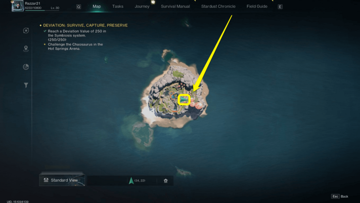 Once Human - Paradise Silver Loot Crate Map View