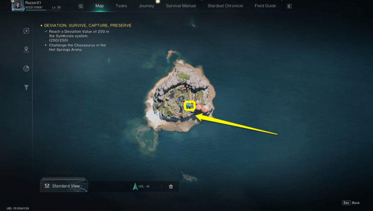Once Human - Paradise Island Silver Loot Crate 6 Map View