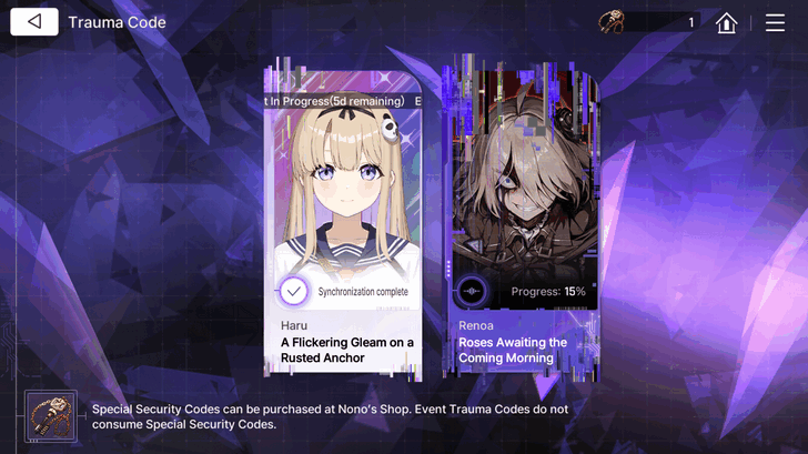 Chaos Zero Nightmare Trauma Codes