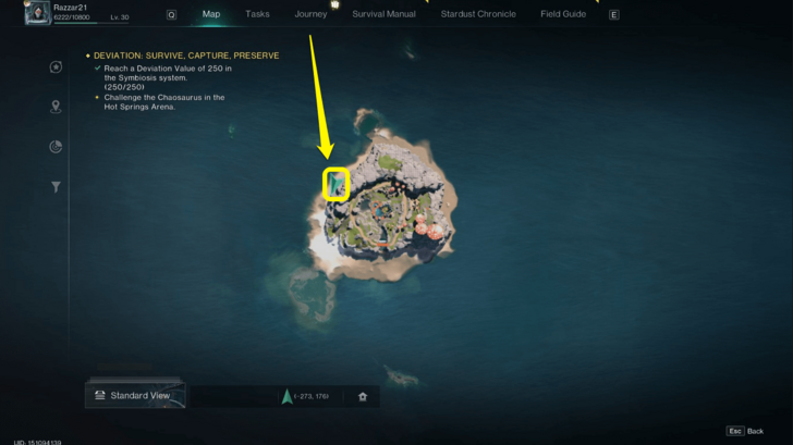 Once Human - Paradise Island Silver Loot Crate 10 map view