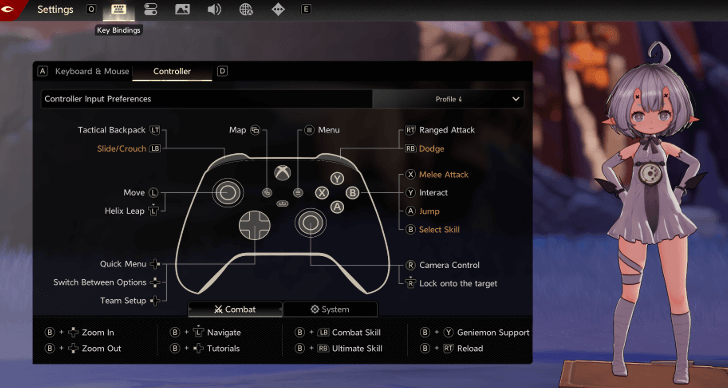 Controller Keys Profile 4 DNA