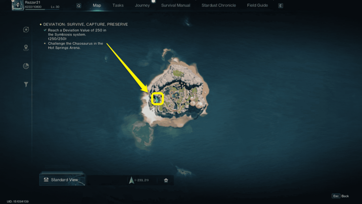 Once Human - Paradise Island Silver Loot Crate 12 map view