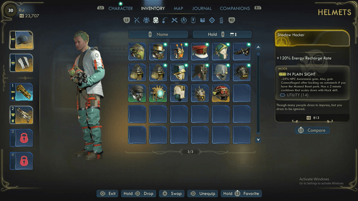 Shadow Hacker Helmet