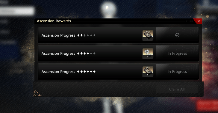 Ascend Character and Weapons