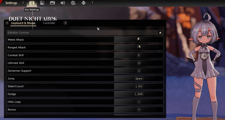 Change Key Bindings Controls Guide DNA