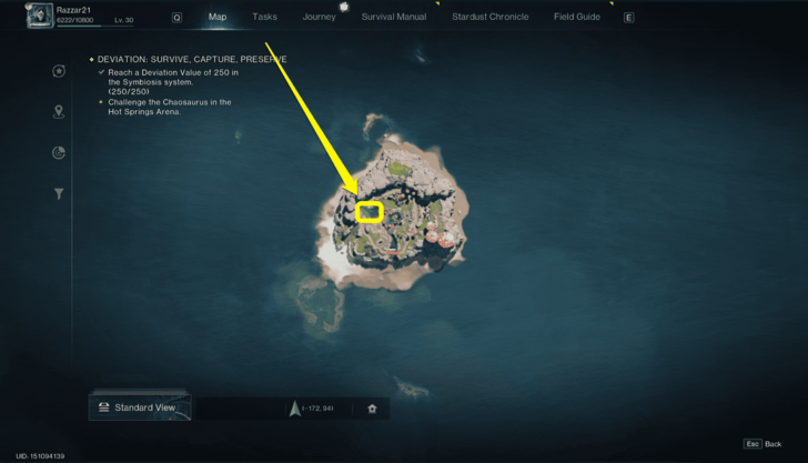 Once Human - Paradise Island Silver Loot Crate 17 map view