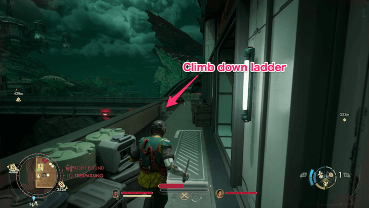 Outer Worlds 2 Climb Down Ladder