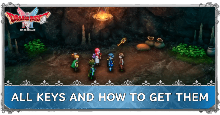Dragon Quest 2 - All Keys and How to Get Them