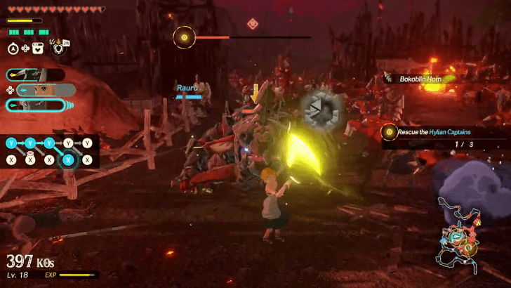 splitting up to help the Hylian Captains