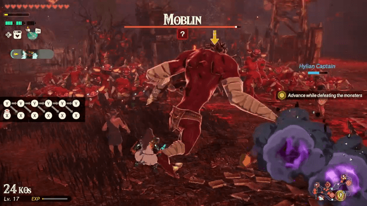 helping the Hylian Captain as the Mysterious Construct