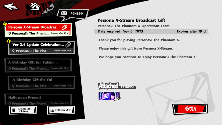 P5X - 2.4 Stream Broadcast Reward
