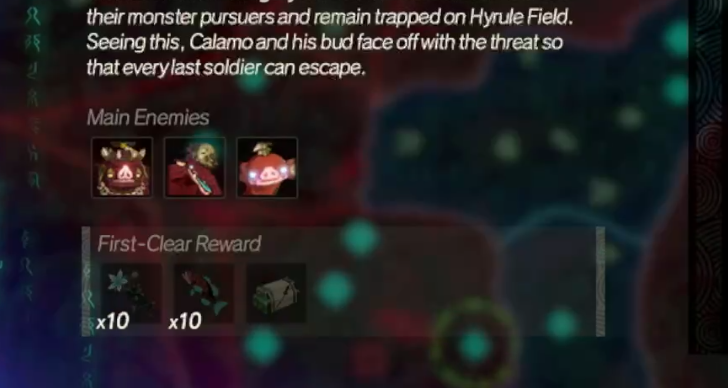 Hyrule Warriors Age of Imprisonment Through First Clear Rewards Fish
