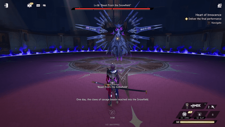 Duet Night Abyss Heart of Innocence Beast From the Snowfield Boss Fight