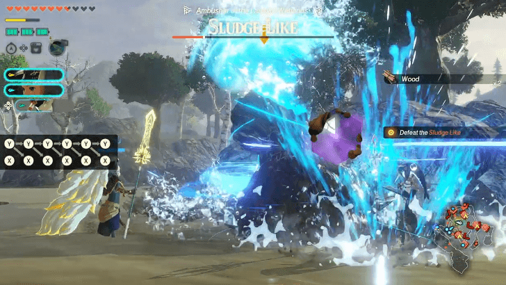 Sludge Like attacked with water skill