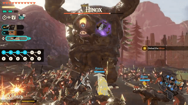Sludge Hinox near the end of the Battle