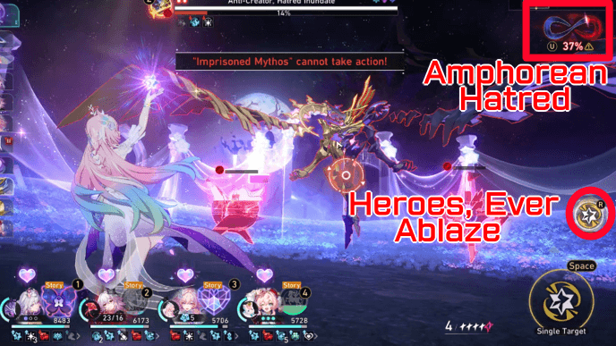 HSR - Hero, Return to Dawn in Mortality - Face The Anti-Creator, Hatred Inundate - Irontomb