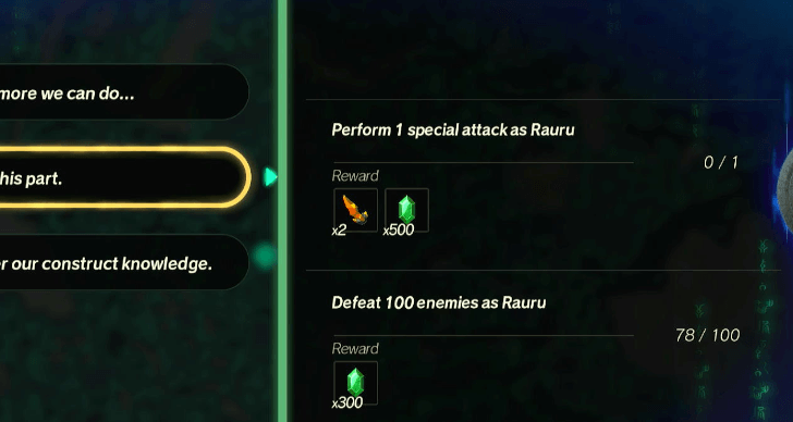 Hyrule Warriors Age of Imprisonment  Side Quest Reward