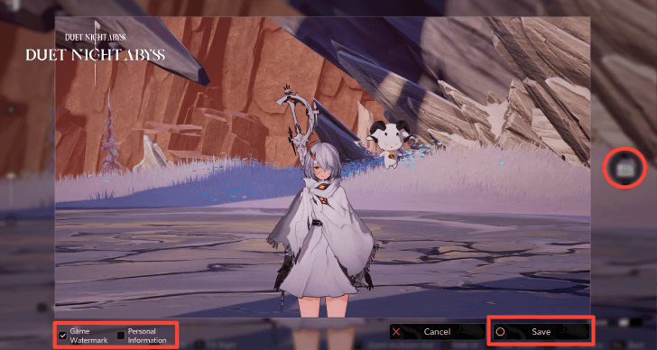 Click Snapshot and Save Image DNA