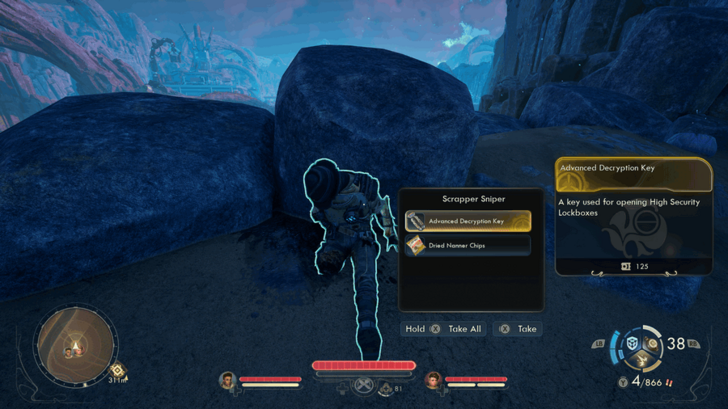 Advanced Decryption Key Location