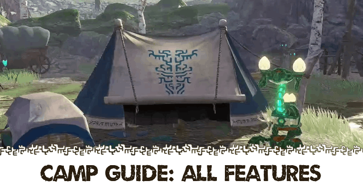 Hyrule Warriors Age of Imprisonment - Camp Guide All Features and How to Set Up