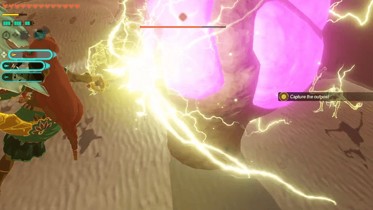 Ardi destroying a hive