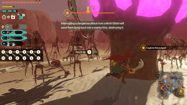 hive with a Moth Gibdo