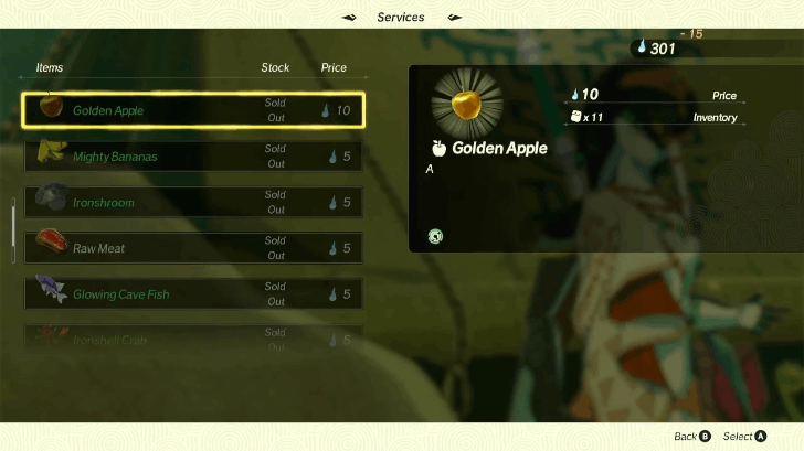5 Sensor Items Appearing at once