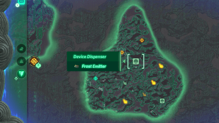 Frost Emitter Device Dispenser