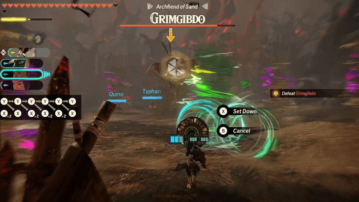 blowing the whirlwind back to Grimgibdo