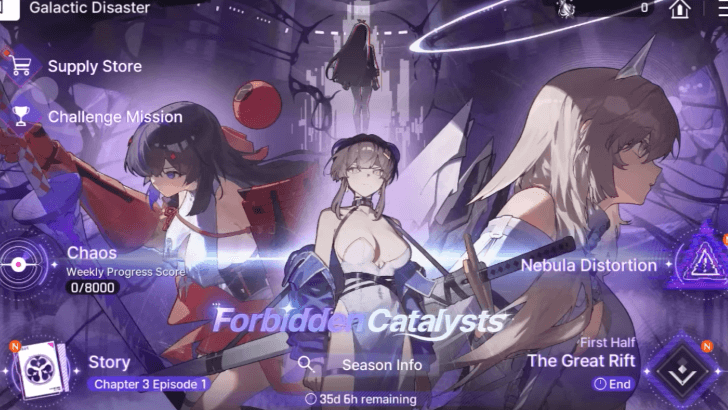 Chaos Zero Nightmare - Forbidden Catalyst Homepage