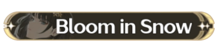 Bloom in Snow