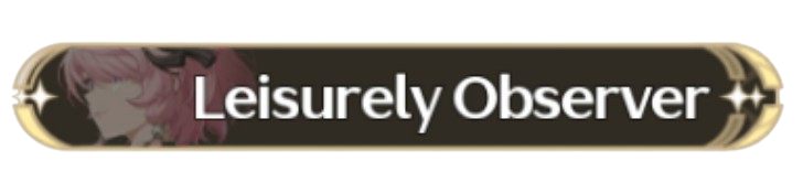 Leisurely Observer